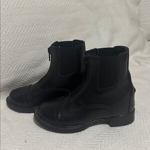 TuffRider Girls Paddock Boots, Black, size 10